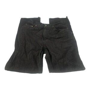 Faded Glory Bootcut Womens Jeans Size 10 Black Denim Cotton/Lurex